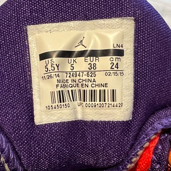 Jordan Super.Fly 3 PO GS 5.5Y/38 - Picture 3 of 10